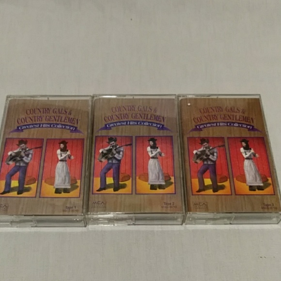 Vintage Country Gals & Country Gentlemen Greatest Hits Cassettes 3 Piece Set - Picture 5 of 5